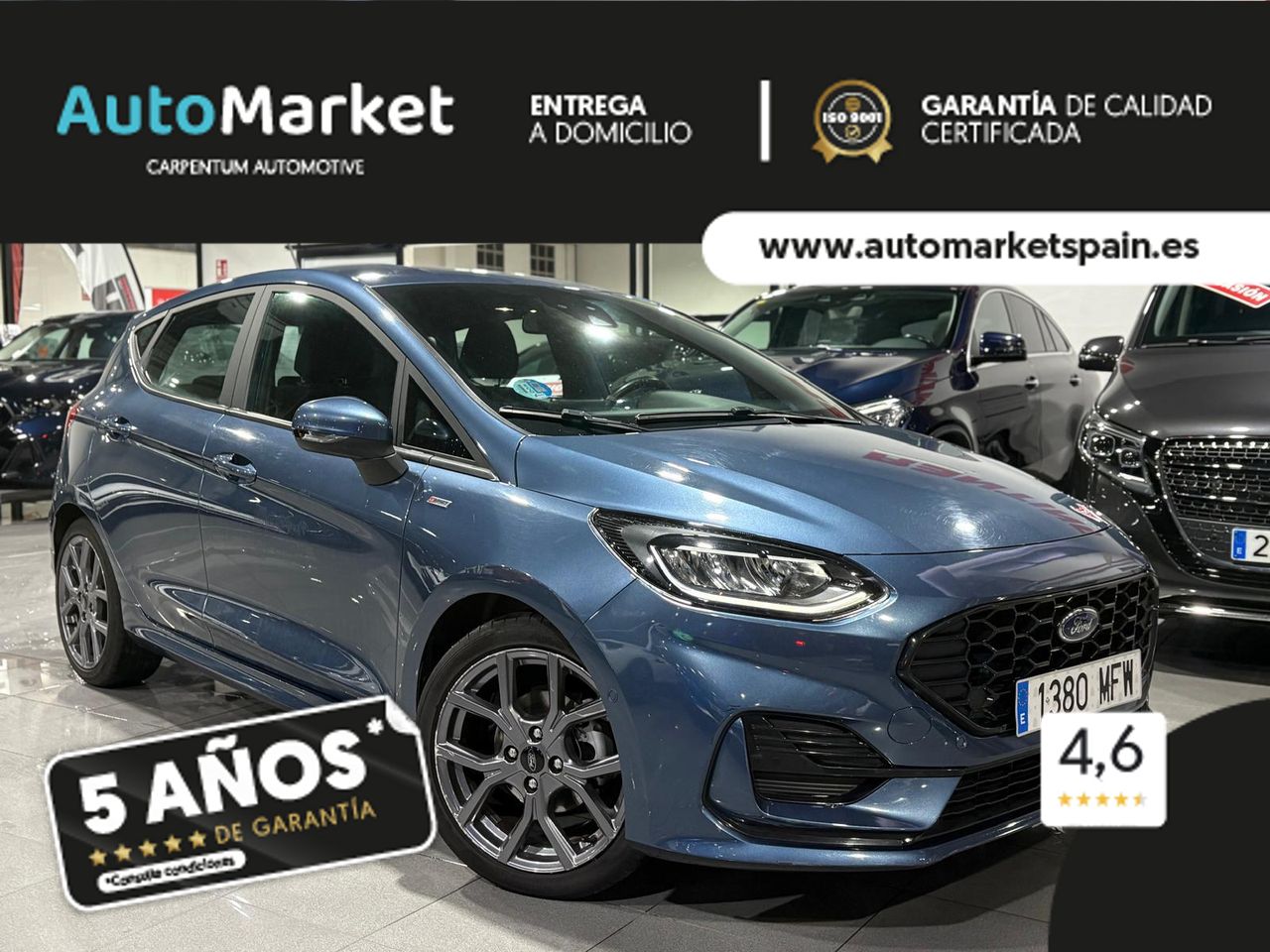 Ford Fiesta 1.0 EcoBoost MHEV 92kW125CV STLine ST-LINE - Foto 2