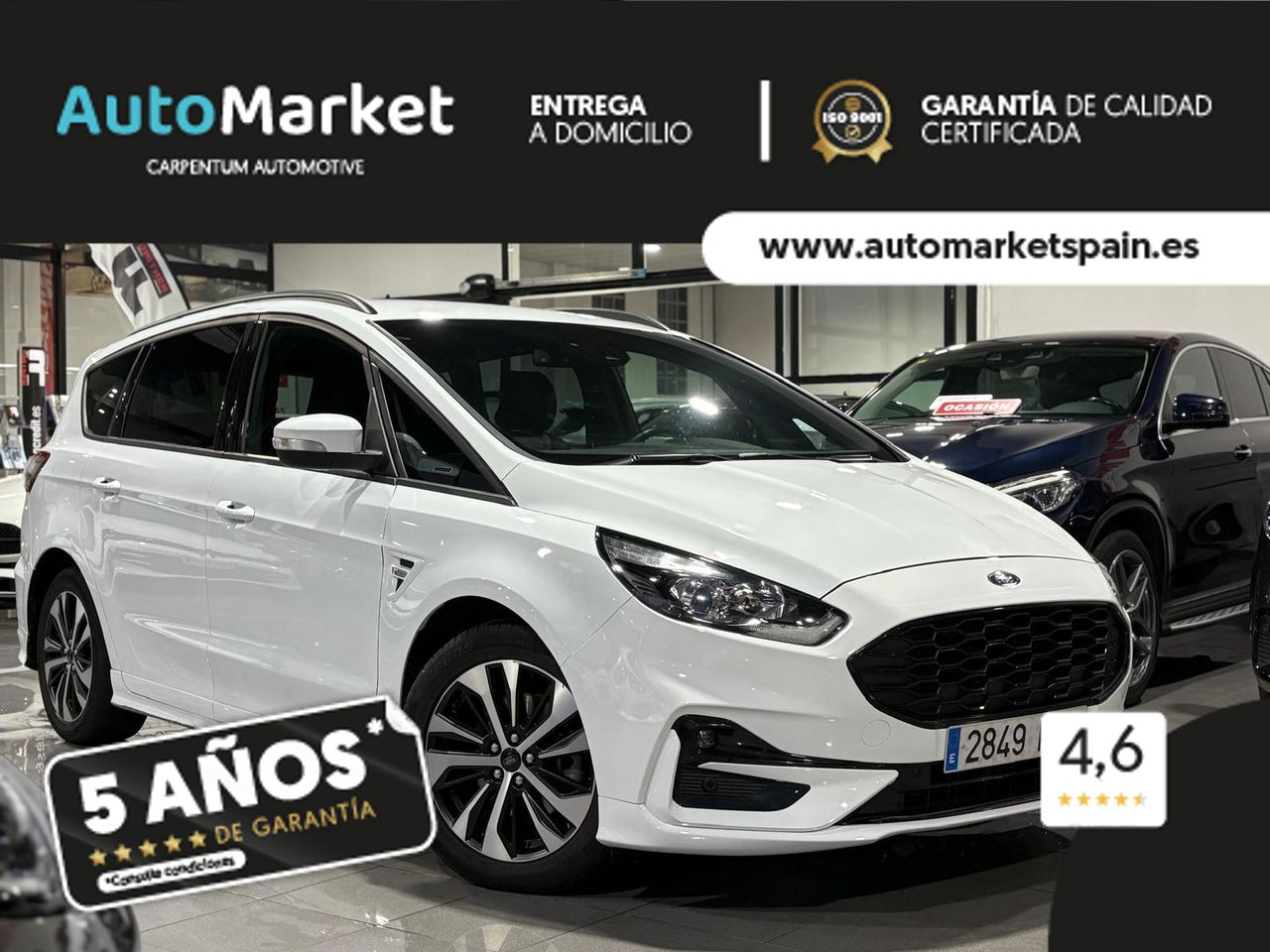 Ford S Max  2.5 Duratec Atk. FHEV STLine 7 7 PLAZAS - Foto 2