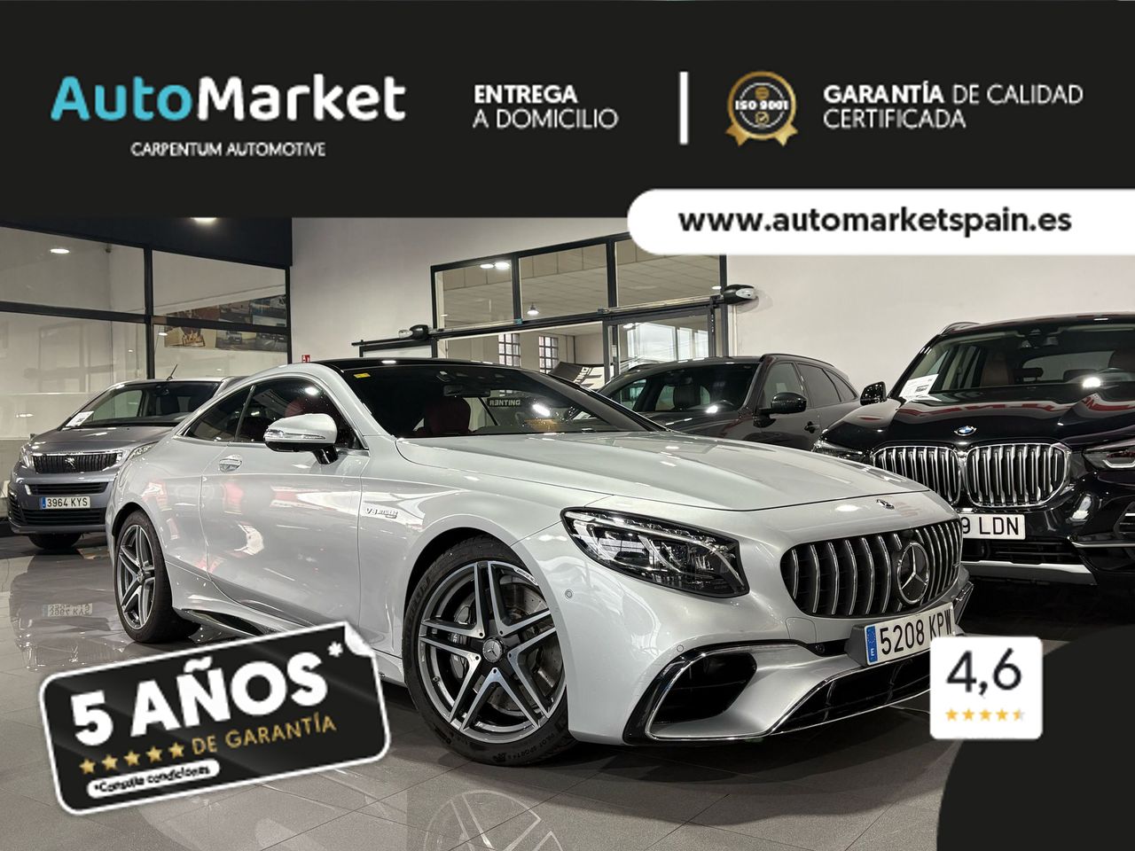 Mercedes Clase S 63 AMG  s coupé 63 s amg 4matic s + 9g tronic full top - Foto 2