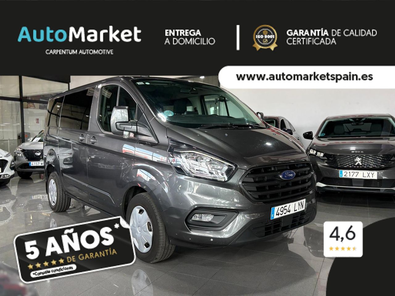 Ford Transit Custom KOMBI 2.0 TDCI 96KW 320 L1 TREND  - Foto 2