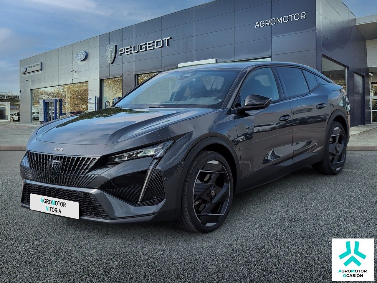 Peugeot 408 GT PLUG-IN HYBRID 225 e-EAT8 (1PP6CBUR7AB0A0B0)
 Habillaje: Gris Titanium (M01J) / TapicerÃ­a MI  
