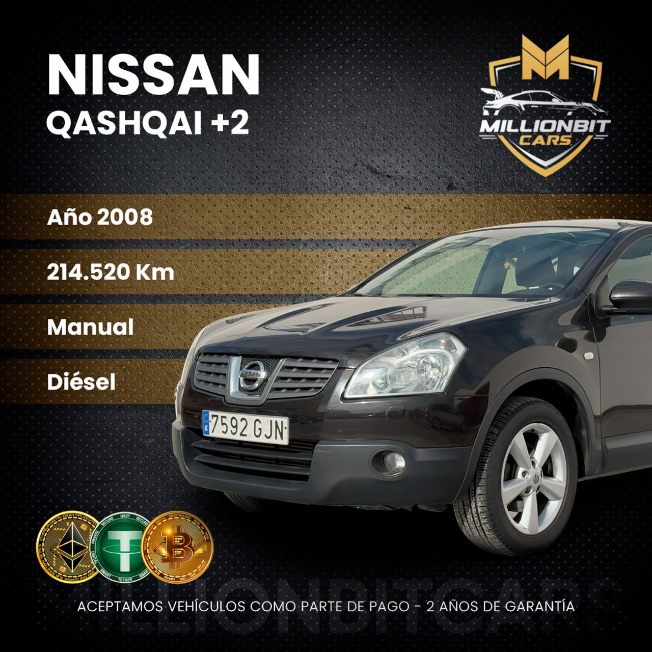 nissan qashqai+2 2008 /