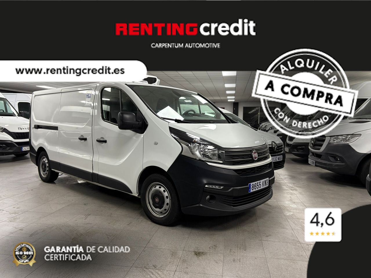 Fiat Talento FRCX , CONGELACION -20º CON ISOTERMO Y ENCHUFE 