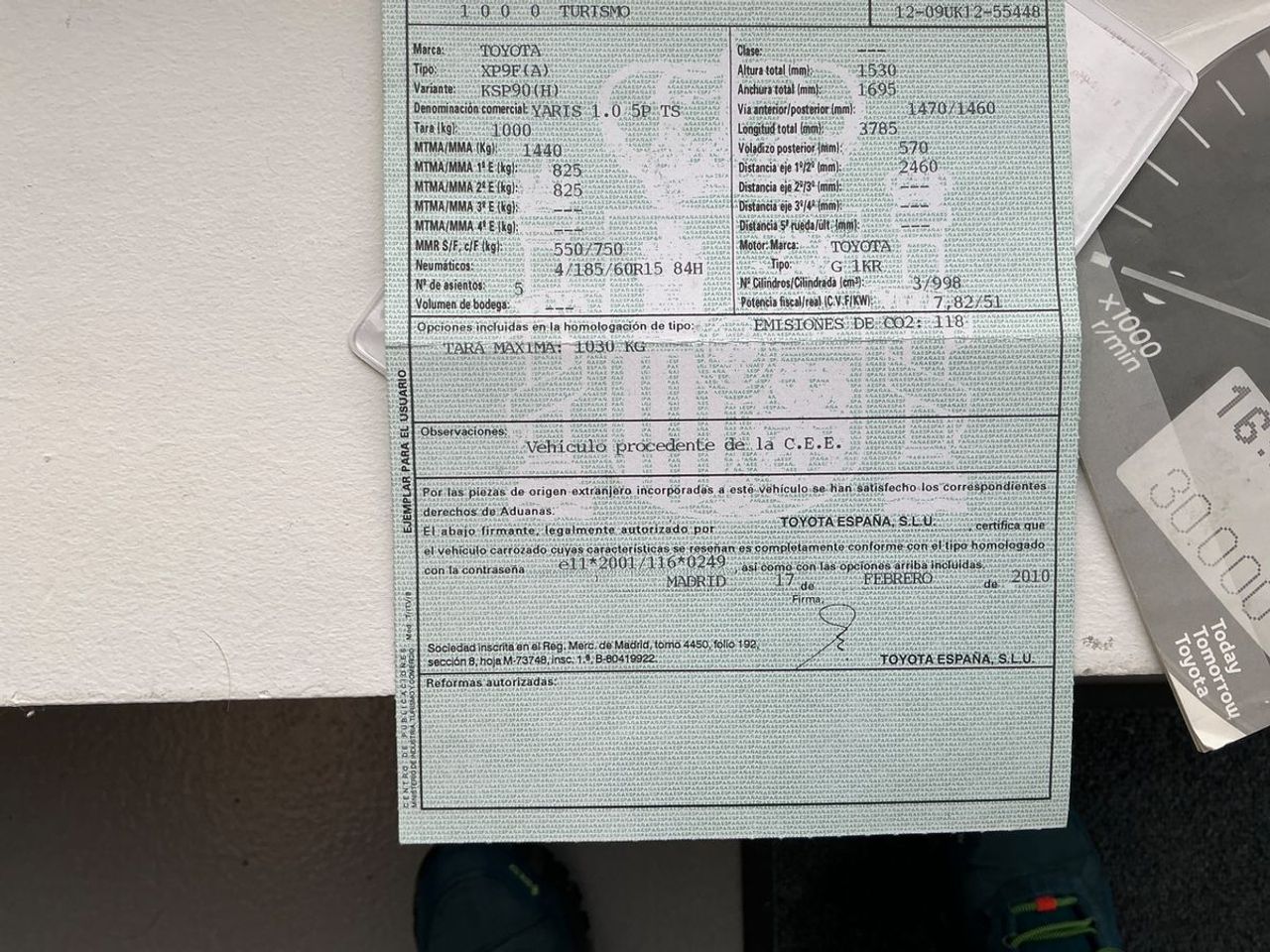 Toyota Yaris 1.0 VVT-I Live Nacional 70Cv + Libro - 165.000Km - Foto 2 