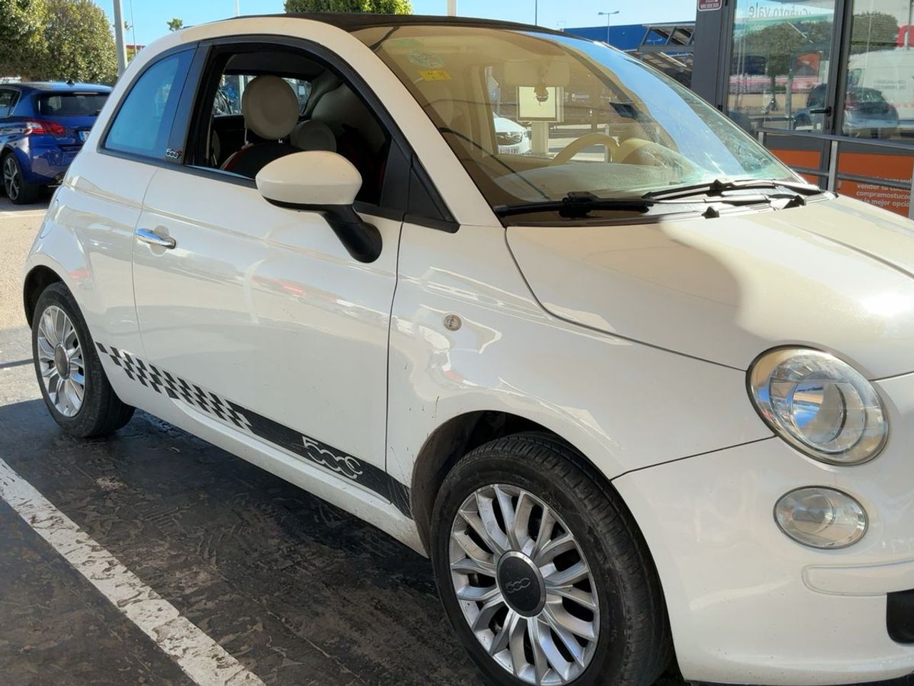 Fiat 500 1.2 8v 69 CV Lounge Cabrio Nacional  - 122.000Km - Foto 2 