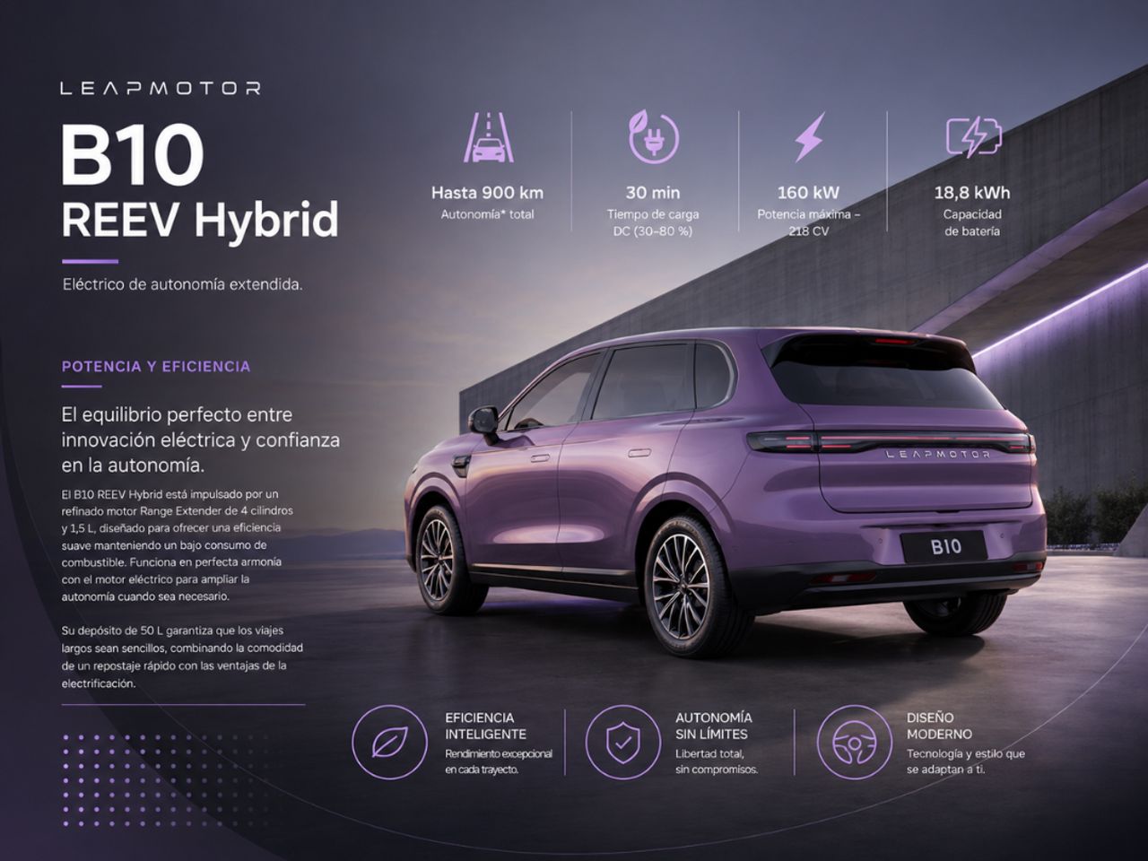 Leapmotor B10  B10 REEV 18.8 kWh  Auto Design - Foto 3
