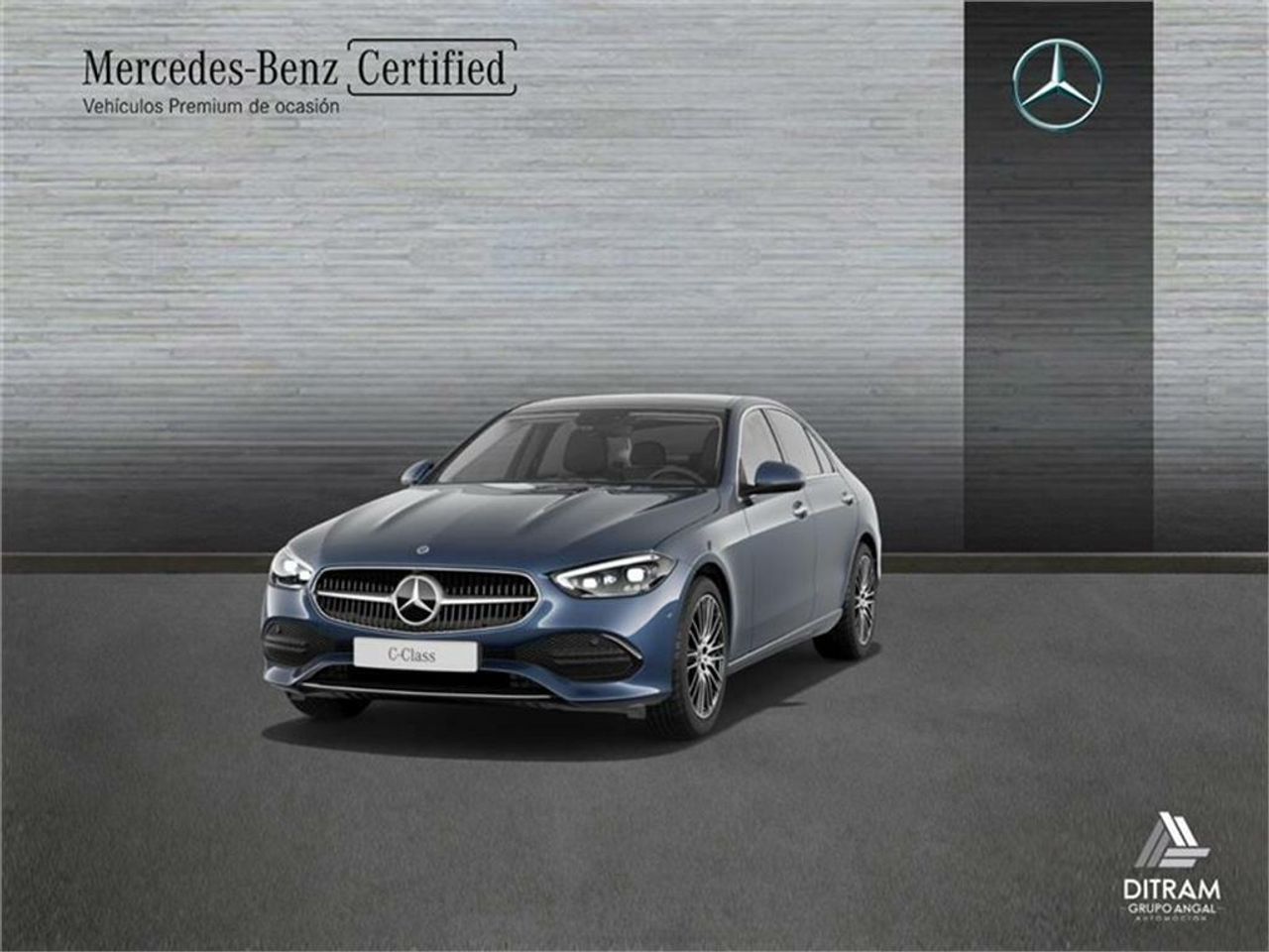 Mercedes clase a azul  de segunda mano - mercedes clase c 2024 /