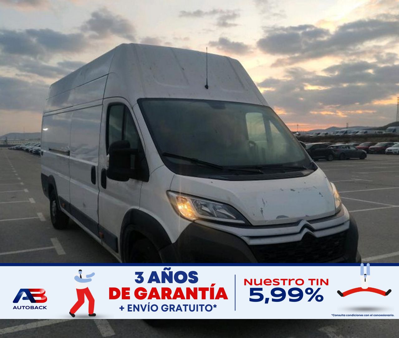 Citroen jumper blanco 3 puertas  de segunda mano - citroën jumper 2019 /