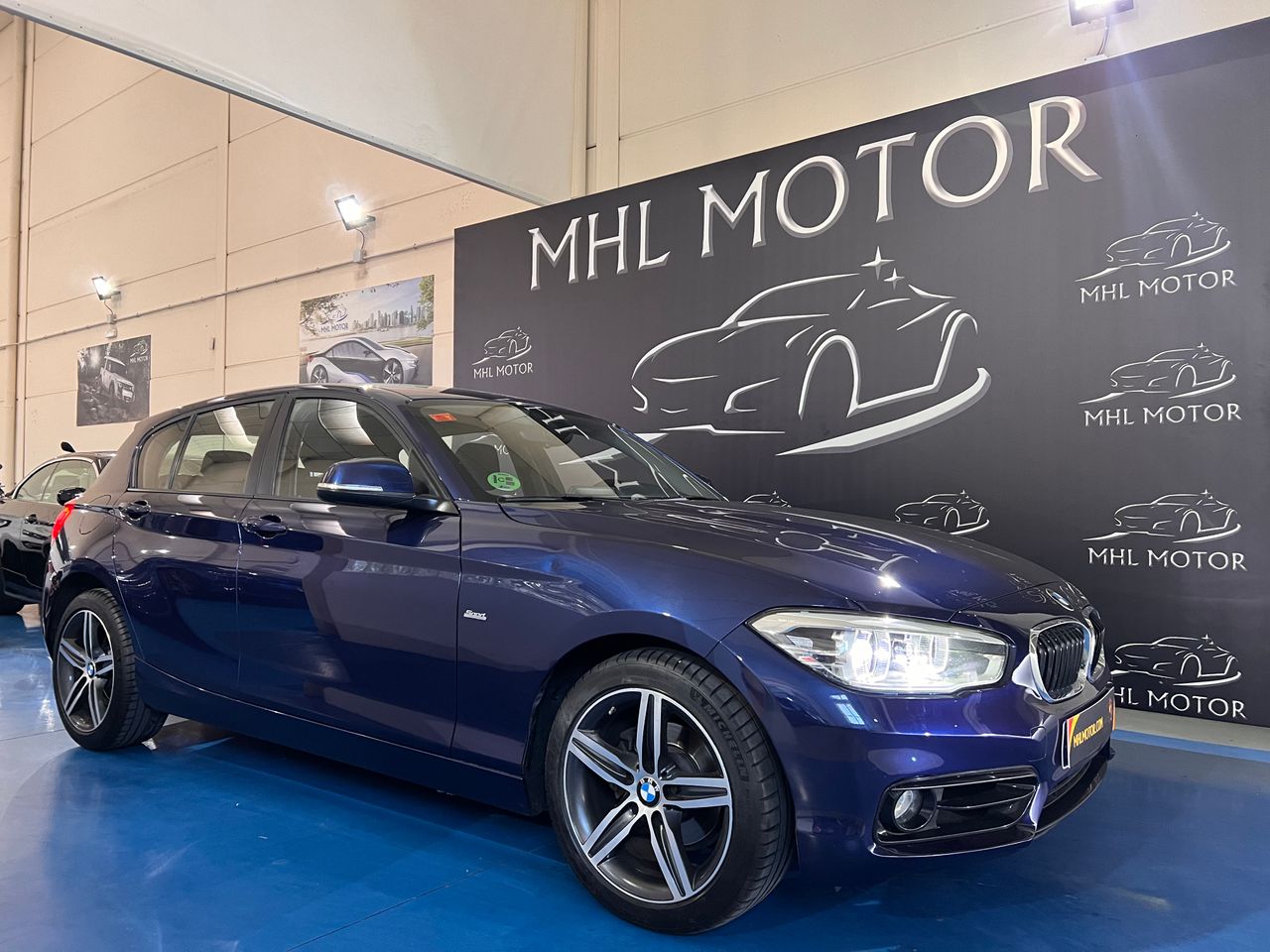 Serie 1 bmw azul  de segunda mano - bmw serie 1 2016 /