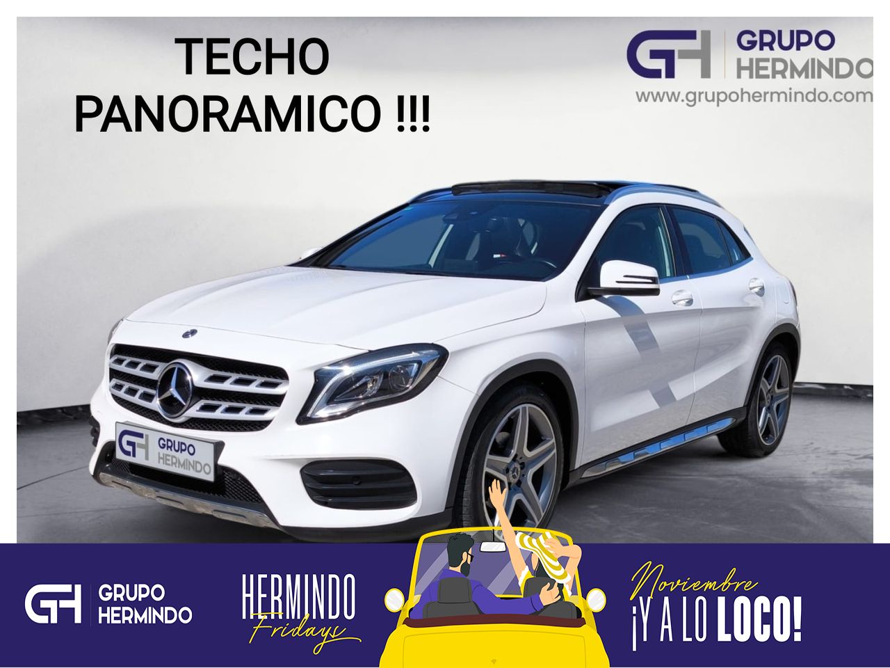 Mercedes GLA 200 D AMG + TECHO PANORAMICO + PAQ VENTAJA  - Foto 2