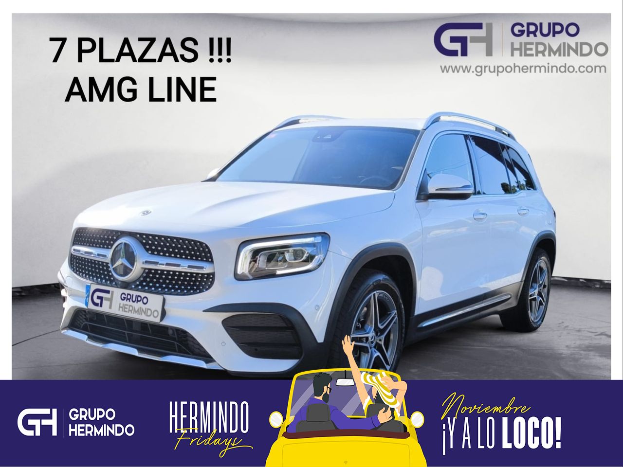 Mercedes GLB 200 D DCT 7 PLAZAS+ AMG LINE+PAQ PREMIUM+BOLA REMOLQUE  - Foto 2