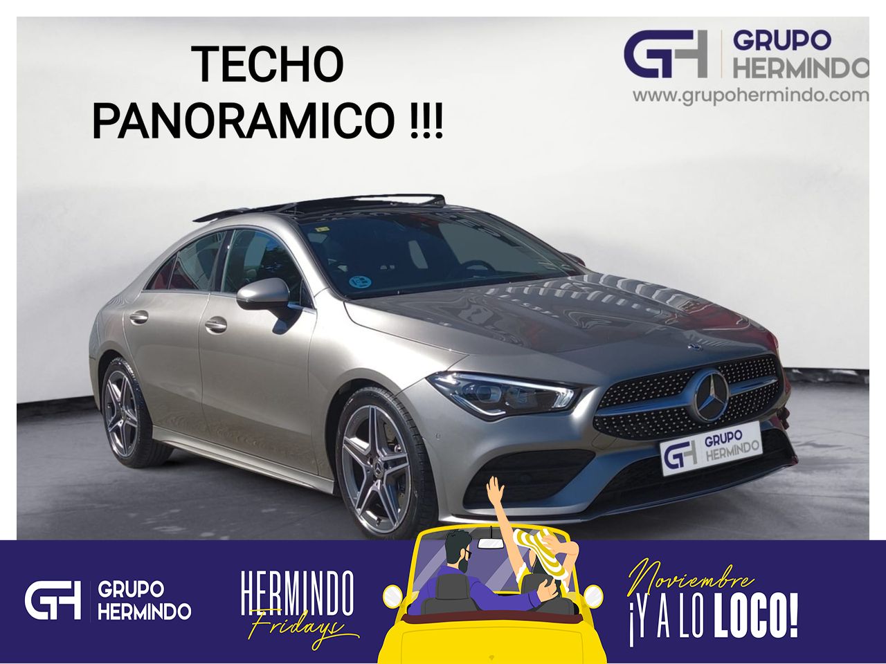 Mercedes CLA 200 D DCT AMG + TECHO PANORAMICO  - Foto 2