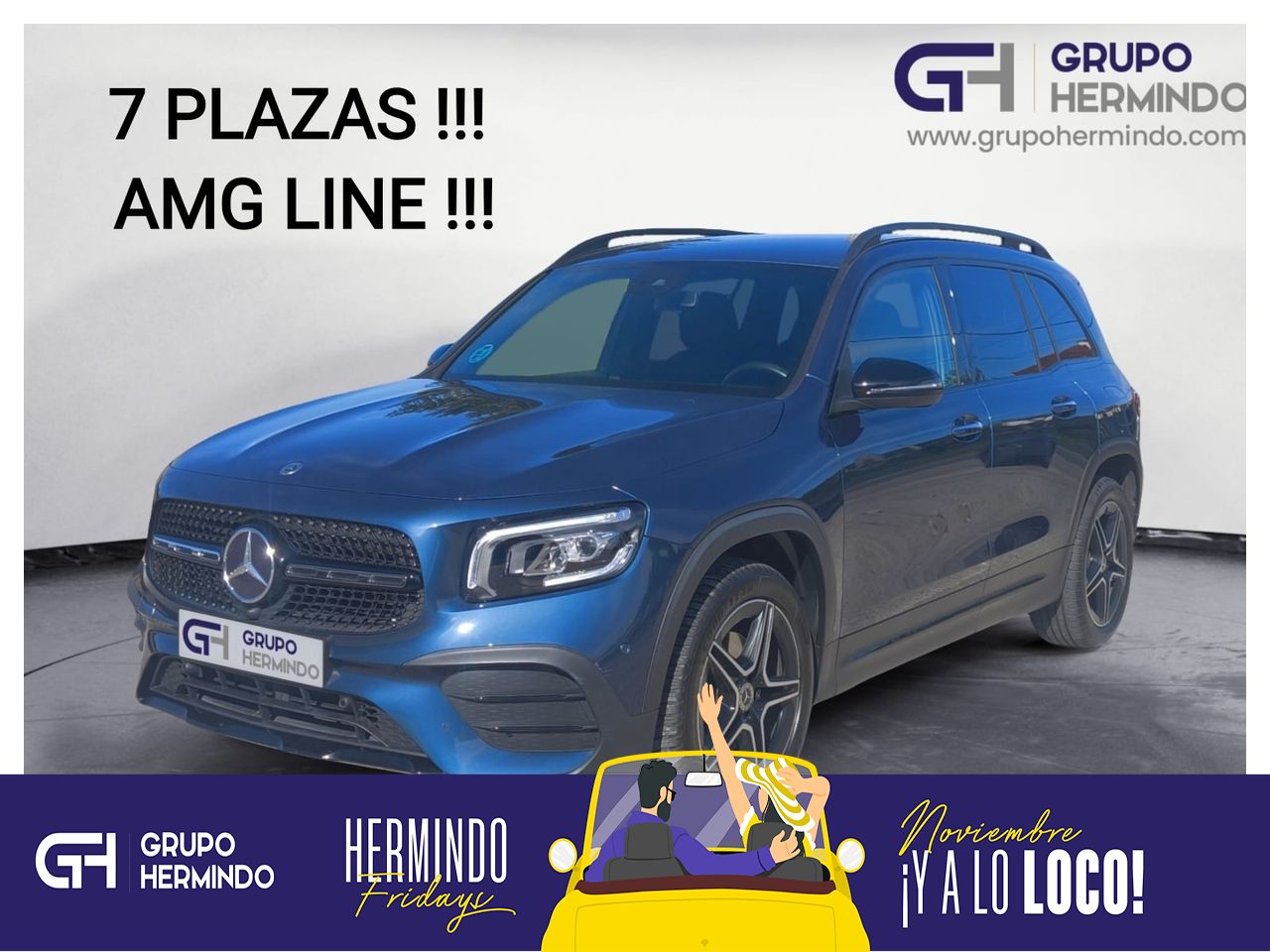Mercedes GLB 200 D DCT 7 PLAZAS+AMG LINE+PAQ PREMIUM  - Foto 2