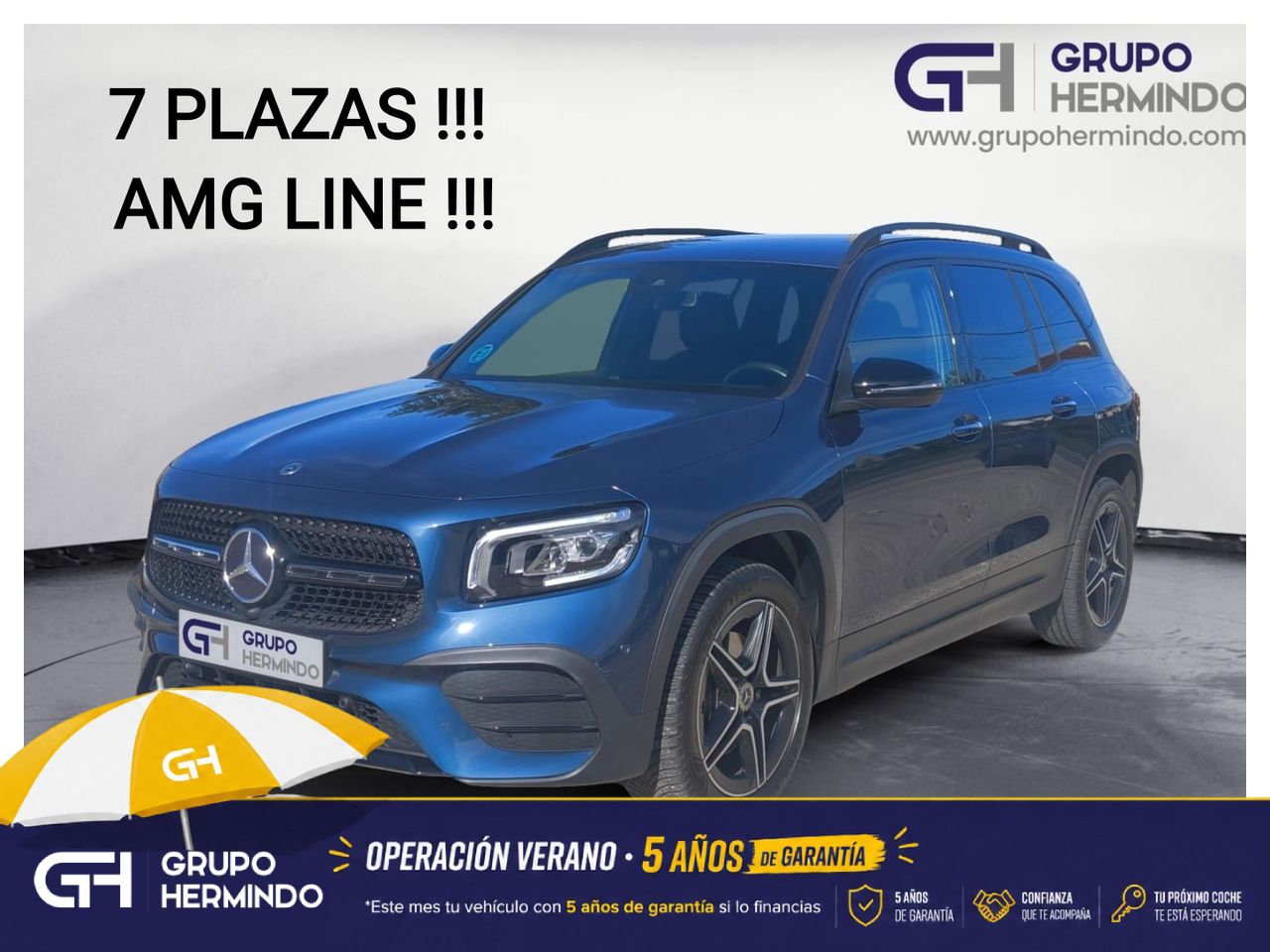 Mercedes Clase GLB 200 D DCT 7 PLAZAS+AMG LINE+PAQ PREMIUM - Foto 2