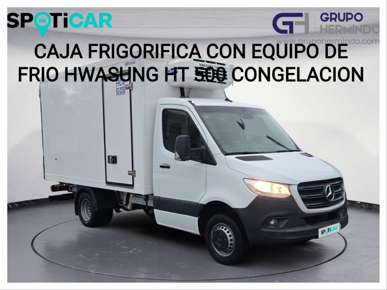 Mercedes Sprinter 514 CDI MEDIO 5.0 T+ CAJA FRIGORIFICA CON EQUIPO FRIO HWASUNG HT 500 - Foto 2
