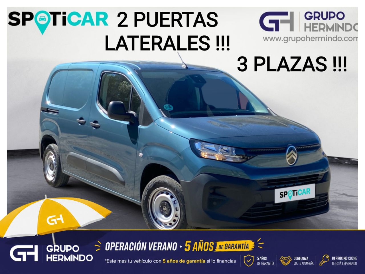 Citroën Berlingo VAN TALLA M BLUE HDI 100 CV - Foto 2