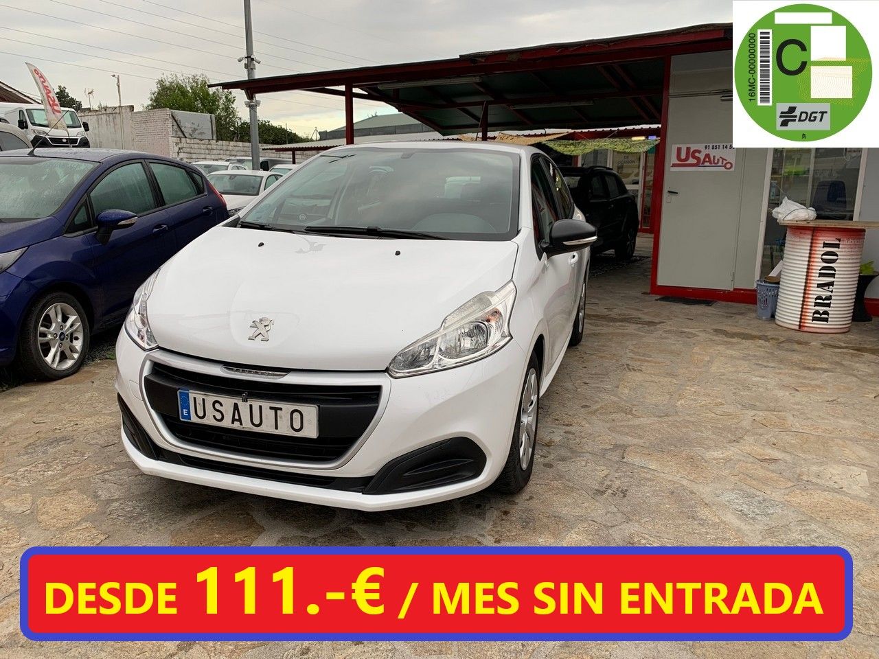 Peugeot 208 cambio manual  de segunda mano - peugeot 208 2018 /