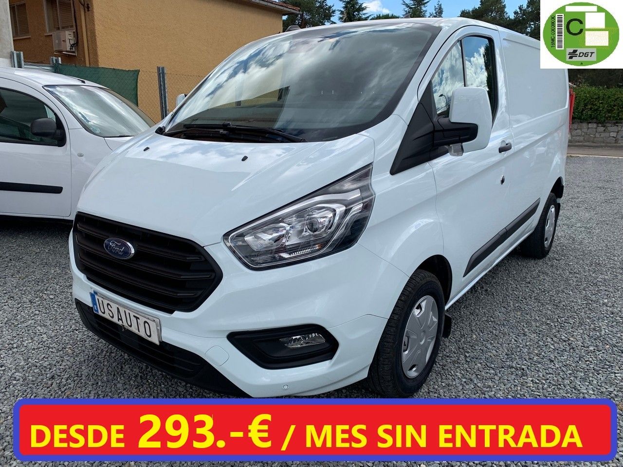 Ford transit furgon blanco  de segunda mano - ford transit custom 2024 /