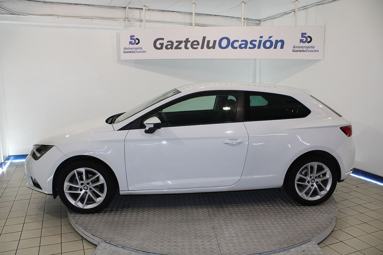 Seat ibiza blanco  de segunda mano - seat leon 2013 /