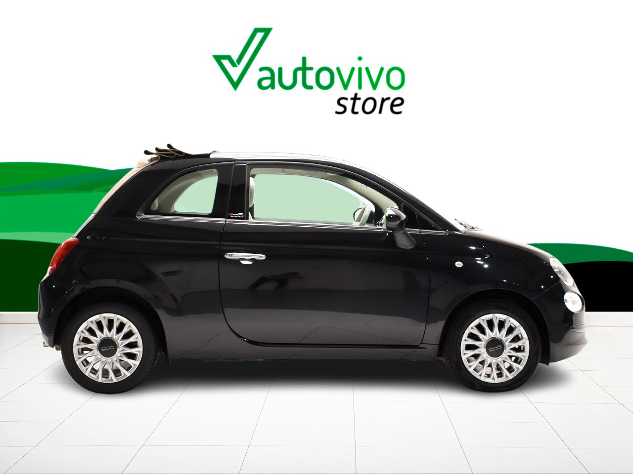 Fiat 500 CABRIO LOUNGE 1.2 69 CV 2P - Foto 2
