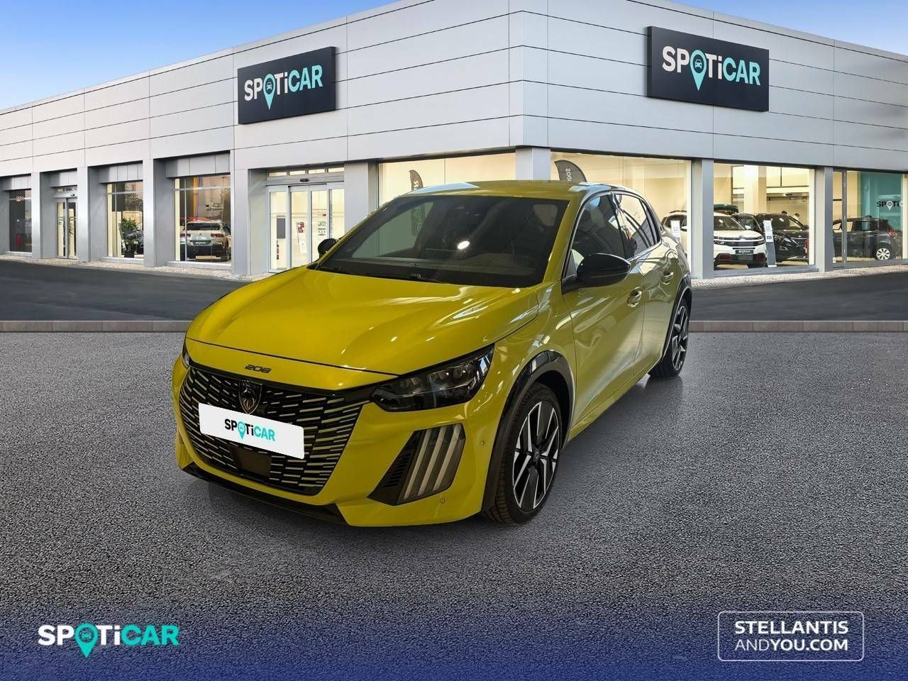 Opel astra 2023 amarillo  de segunda mano - peugeot 208 2023 /