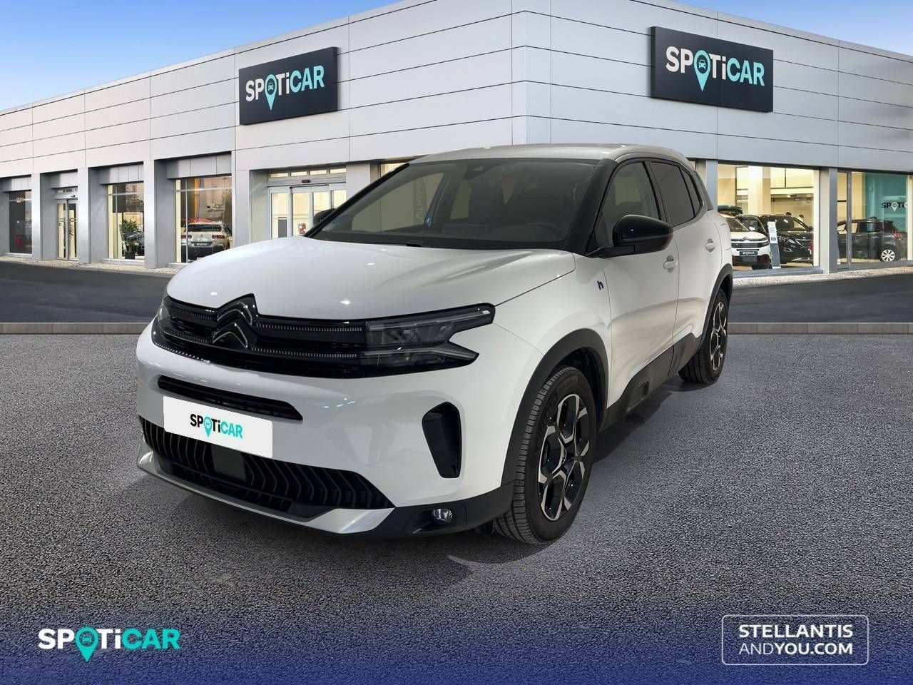 Peugeot 5008 2021 blanco con 5 puertas  de segunda mano - citroën c5 aircross 2022 /