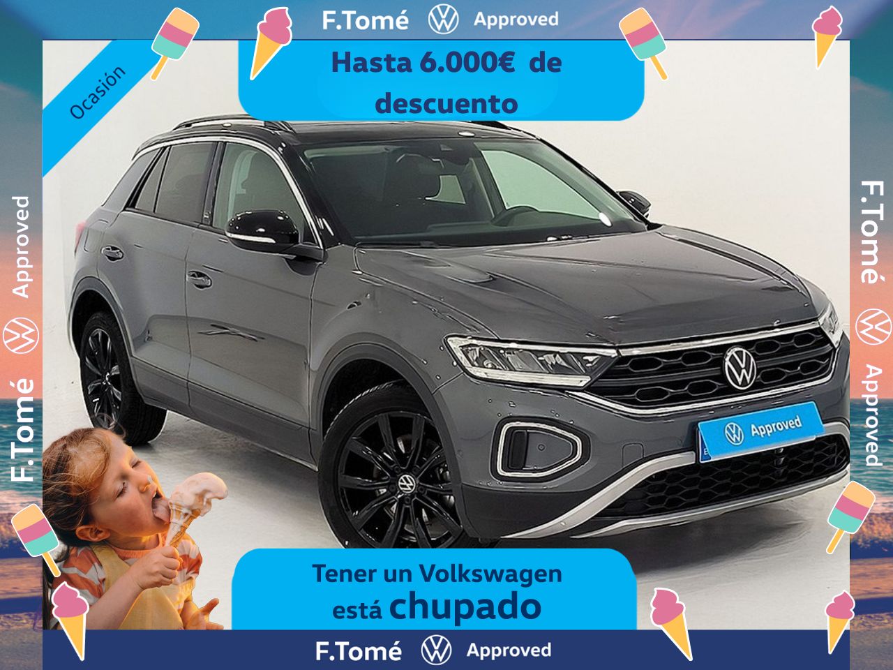 Volkswagen T-roc 2.0 Tdi 150 Cv Dsg Dark - Foto 2