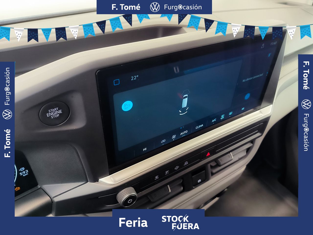 Volkswagen Caravelle 2.0 Tdi 150 Cv Automatica 8 Velocidades - Foto 2