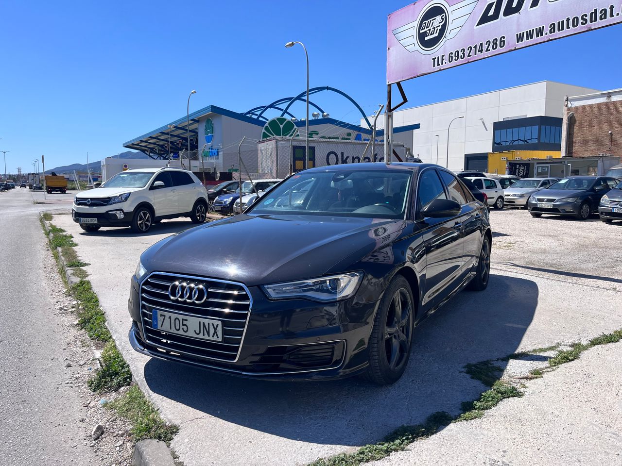 Camisa de cuadros con bolsillo  de segunda mano - audi a6 2017 /
