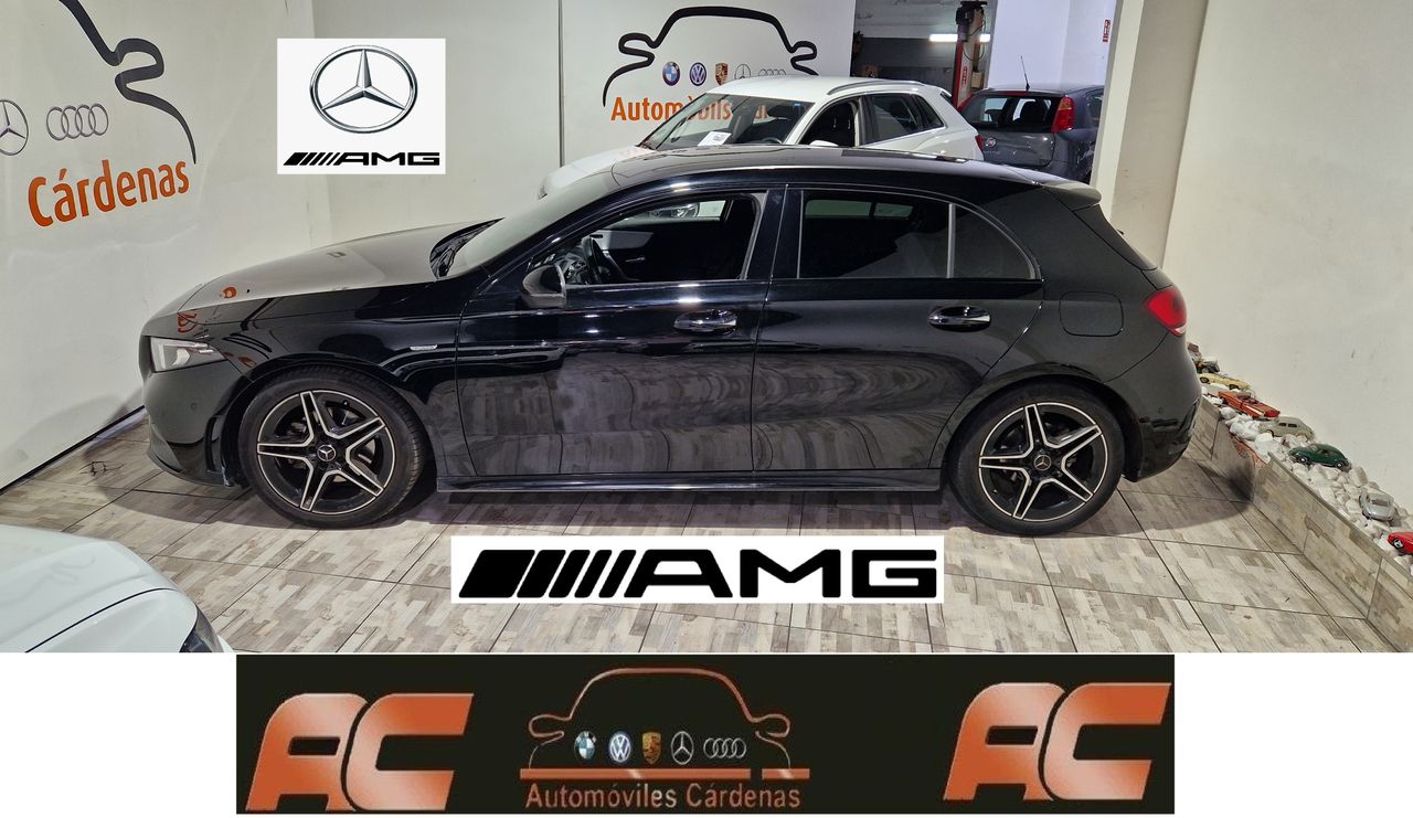 Mercedes Clase A 180D PACK AMG Paquete Night-CUERO-CÁMARA T - Foto 9