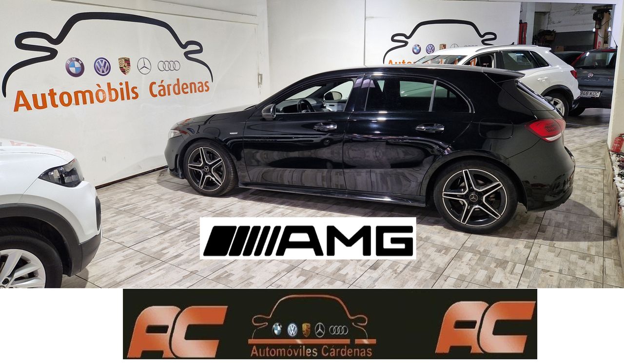 Mercedes Clase A 180D PACK AMG Paquete Night-CUERO-CÁMARA T - Foto 8