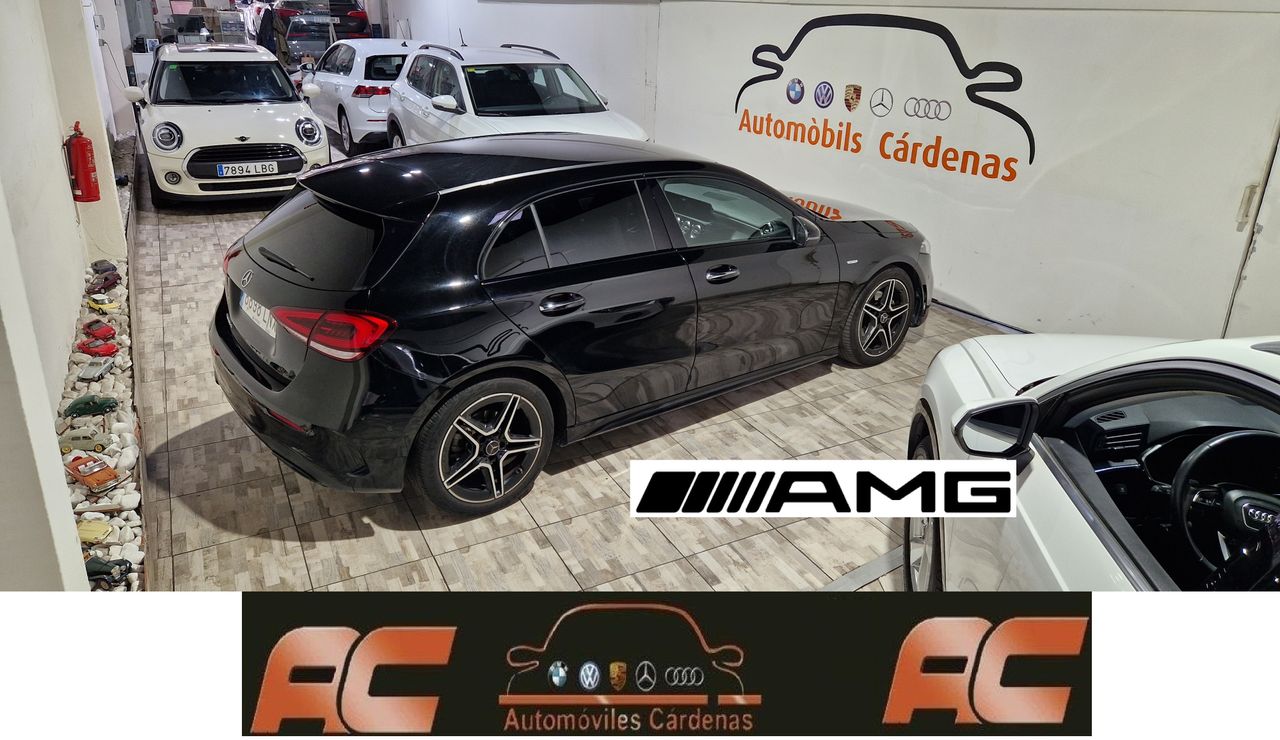 Mercedes Clase A 180D PACK AMG Paquete Night-CUERO-CÁMARA T - Foto 7