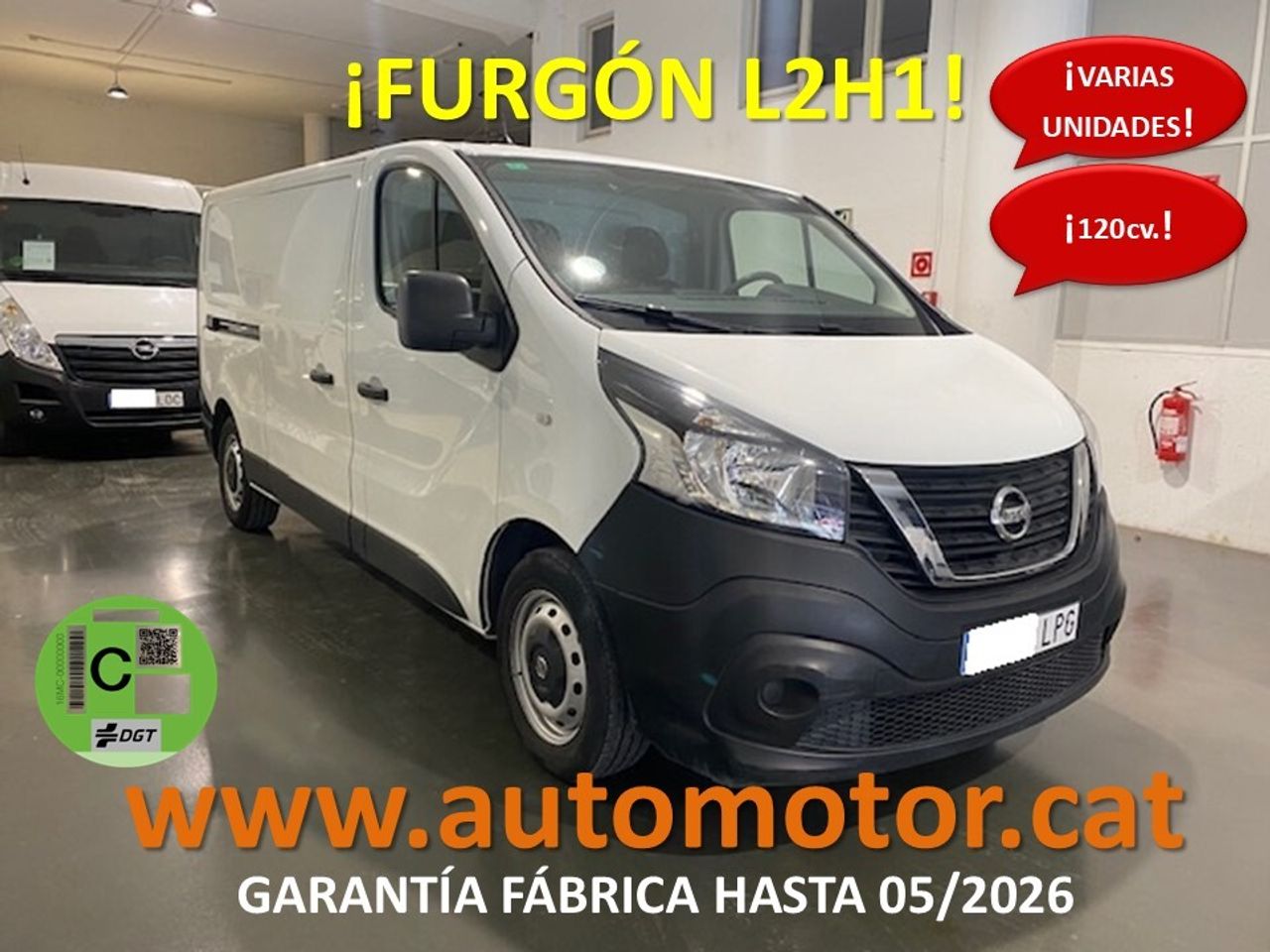 Nissan NV300 Furgón 2.0dCi L2H1 1.2T Comfort 120cv