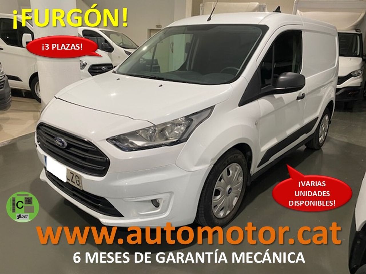 Ford Transit Connect Furgón L1 1.5TDCI 100CV 3 PLAZAS