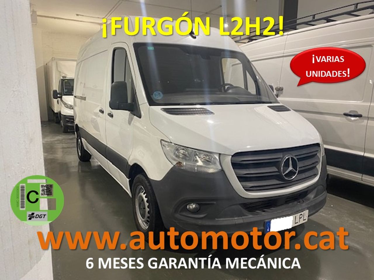 Furgon 6 plazas  de segunda mano - mercedes sprinter 2021 /