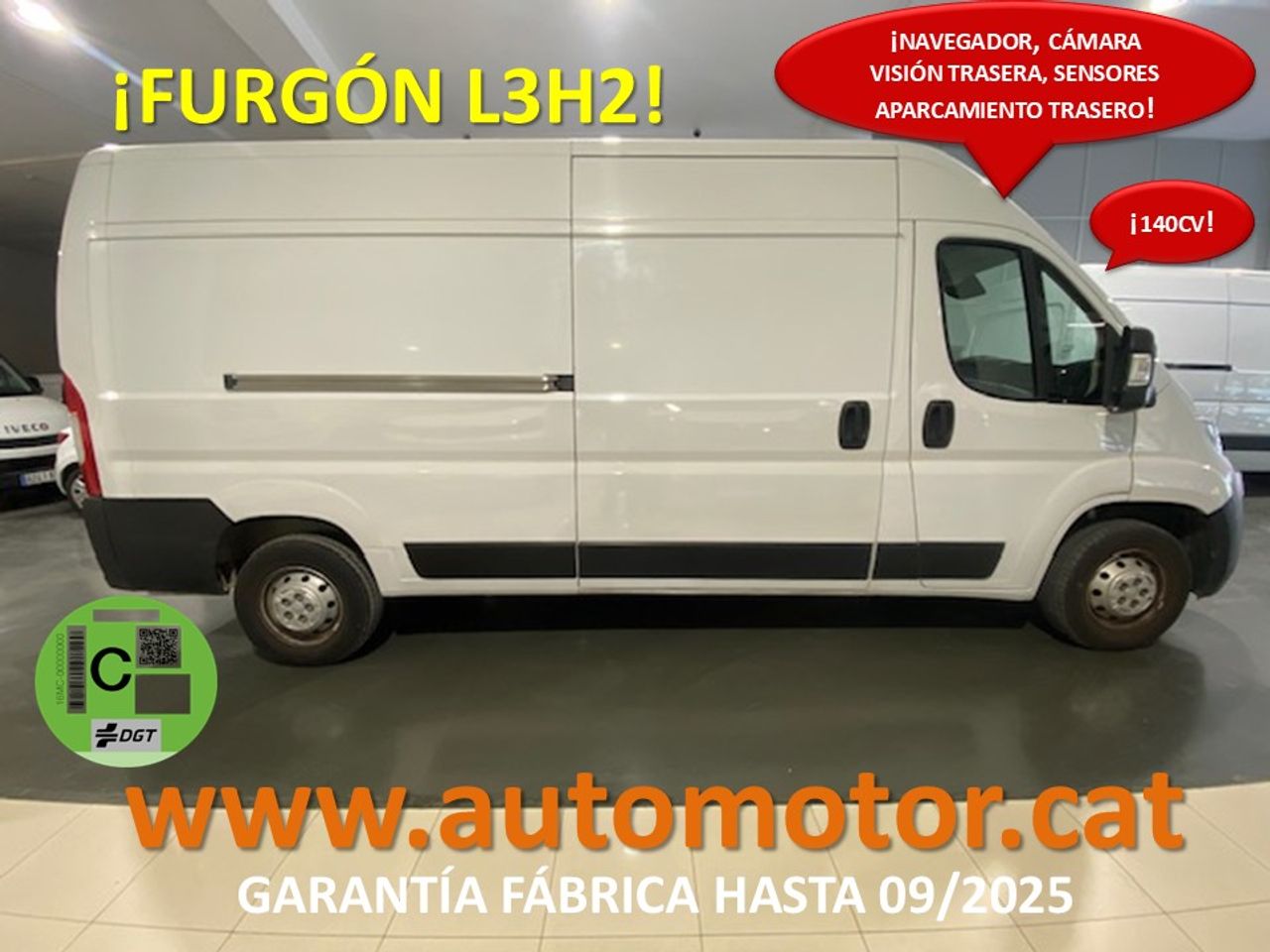 Furgon 6 plazas  de segunda mano - citroën jumper 2022 /