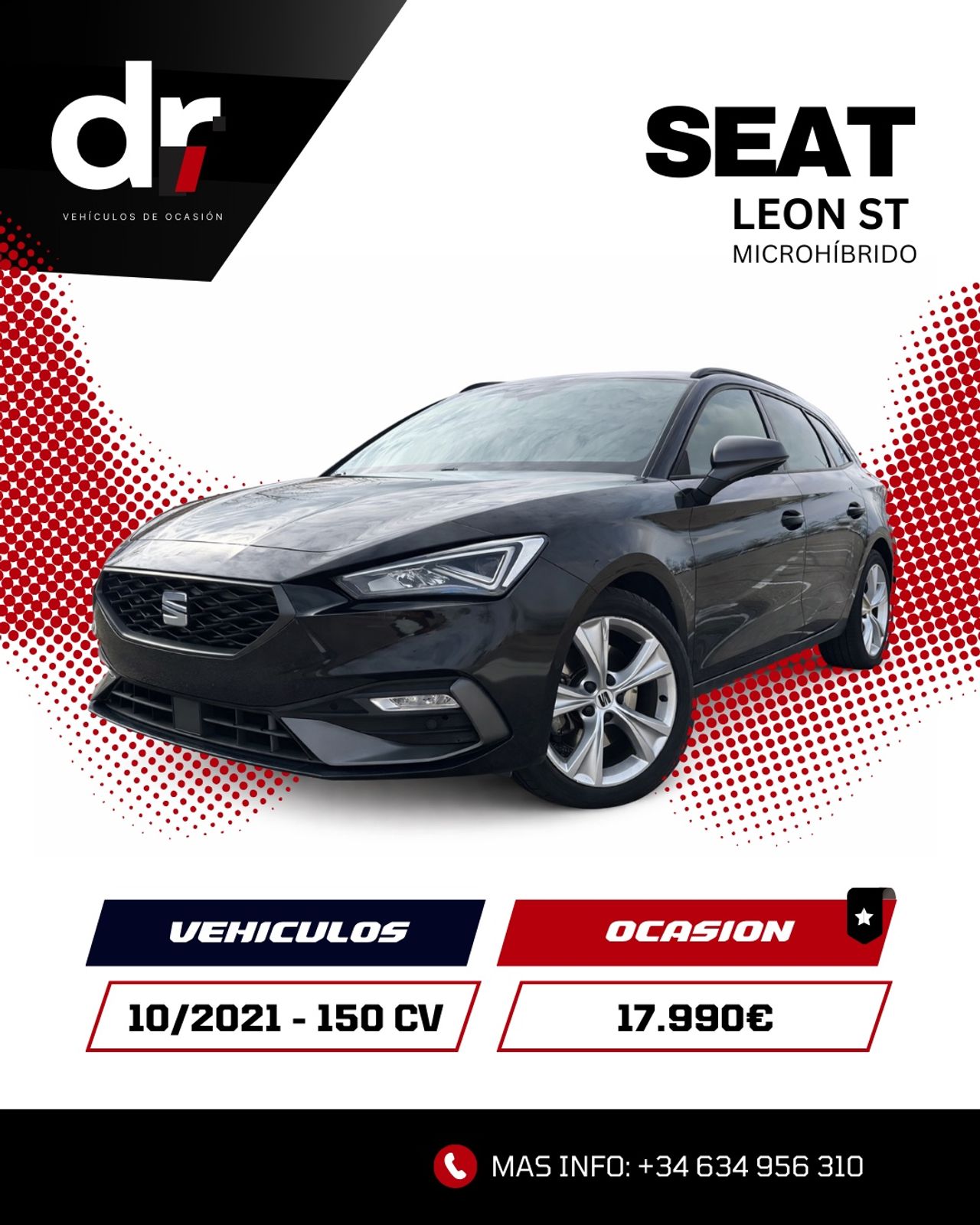 Seat Leon SP 1.5 eTSI 110kW DSG SS FR Go L
