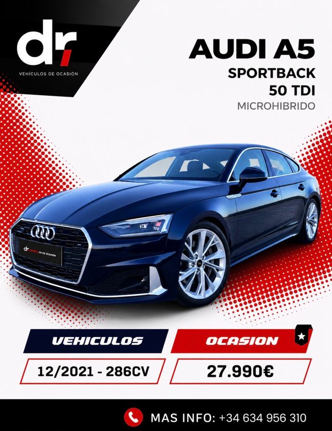 Audi A5 50 Tdi Advance sportback quattro triptonic Etiqueta Eco