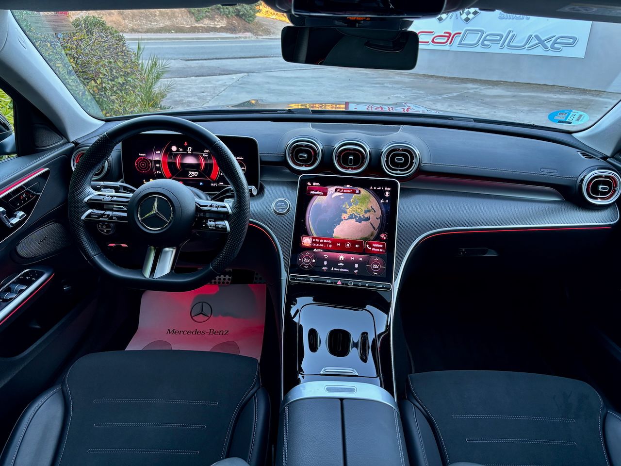 Mercedes Clase C 220D 9G AMG LINE TECHO PANORAMICO - Foto 15