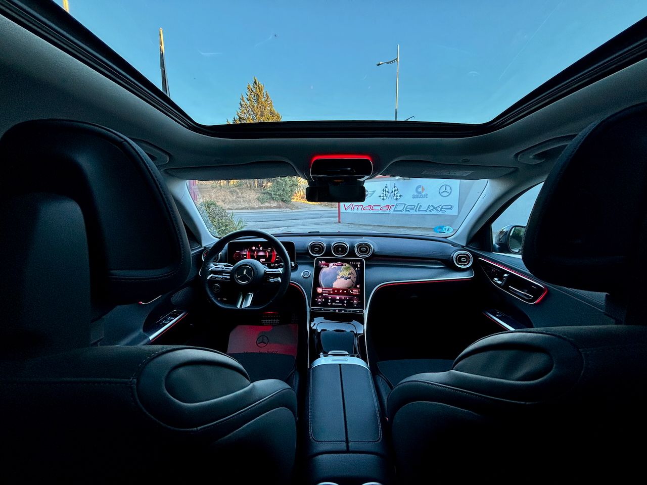 Mercedes Clase C 220D 9G AMG LINE TECHO PANORAMICO - Foto 14