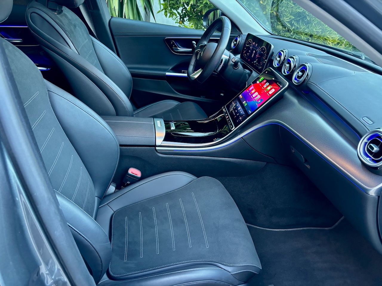 Mercedes Clase C 220D 9G AMG LINE TECHO PANORAMICO - Foto 18