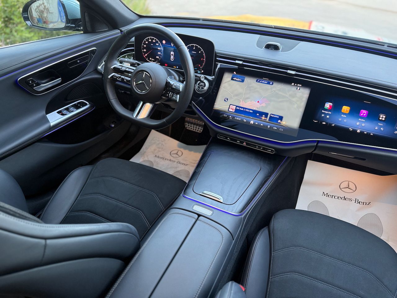 Mercedes Clase E 220D 9G AMG LINE, TECHO PANORAMICO MODELO NUEVO - Foto 36