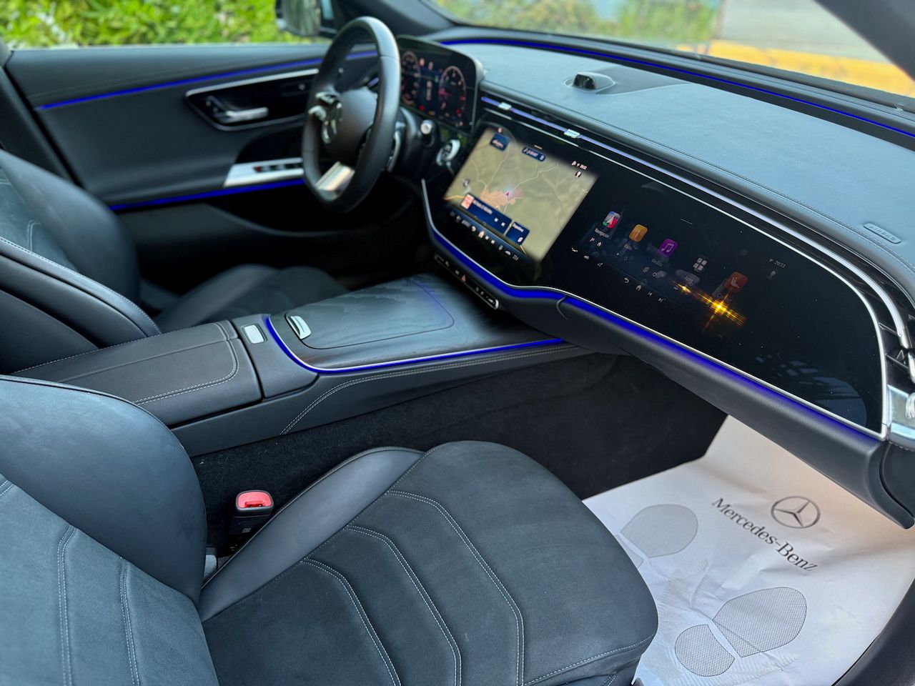 Mercedes Clase E 220D 9G AMG LINE, TECHO PANORAMICO MODELO NUEVO - Foto 39