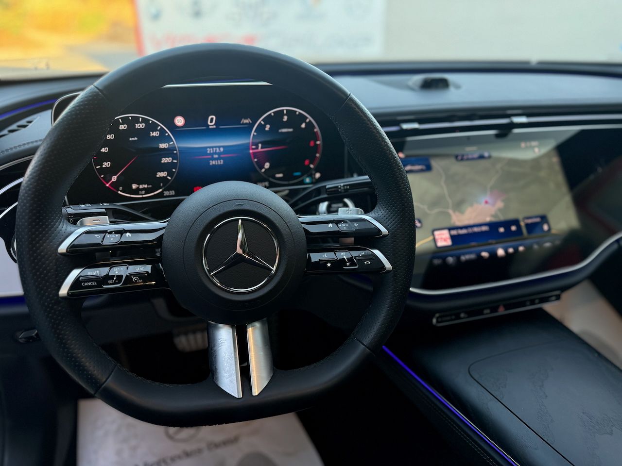 Mercedes Clase E 220D 9G AMG LINE, TECHO PANORAMICO MODELO NUEVO - Foto 22