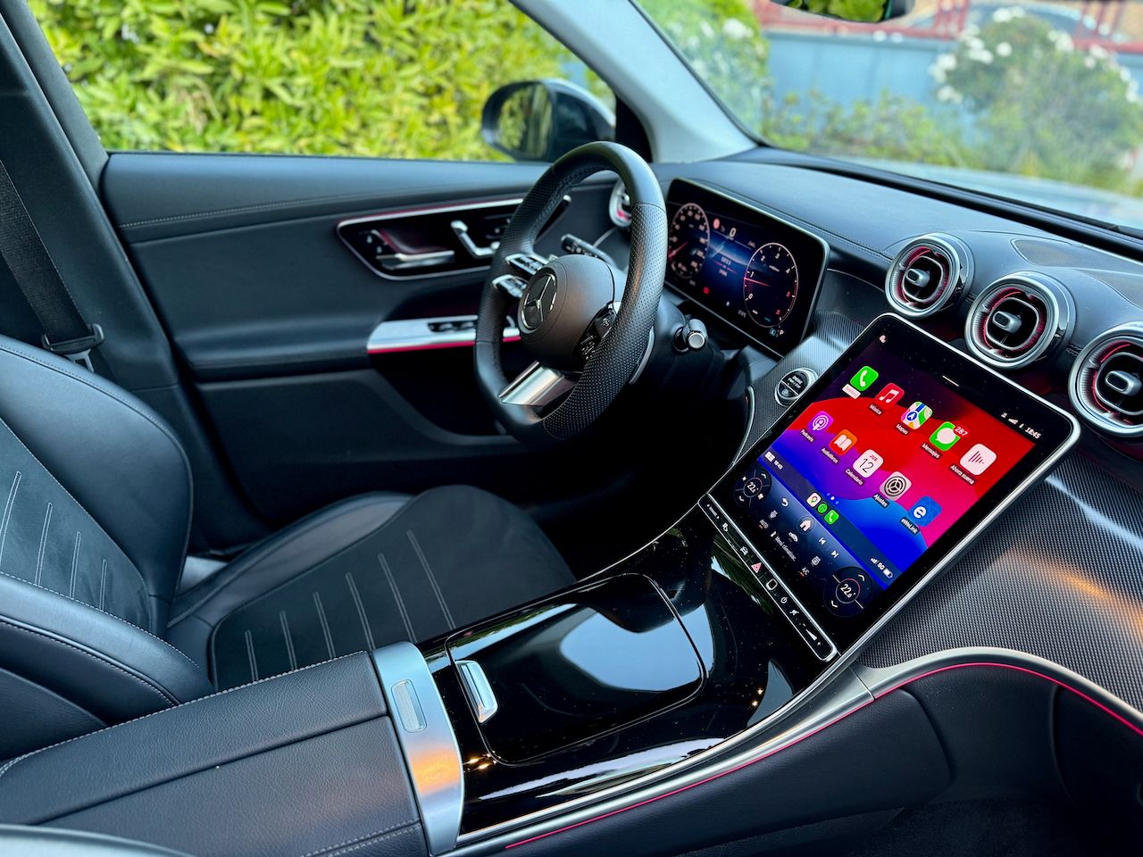 Mercedes Clase GLC 220d 9G  4 matic AMG LINE TECHO PANORAMICO - Foto 18