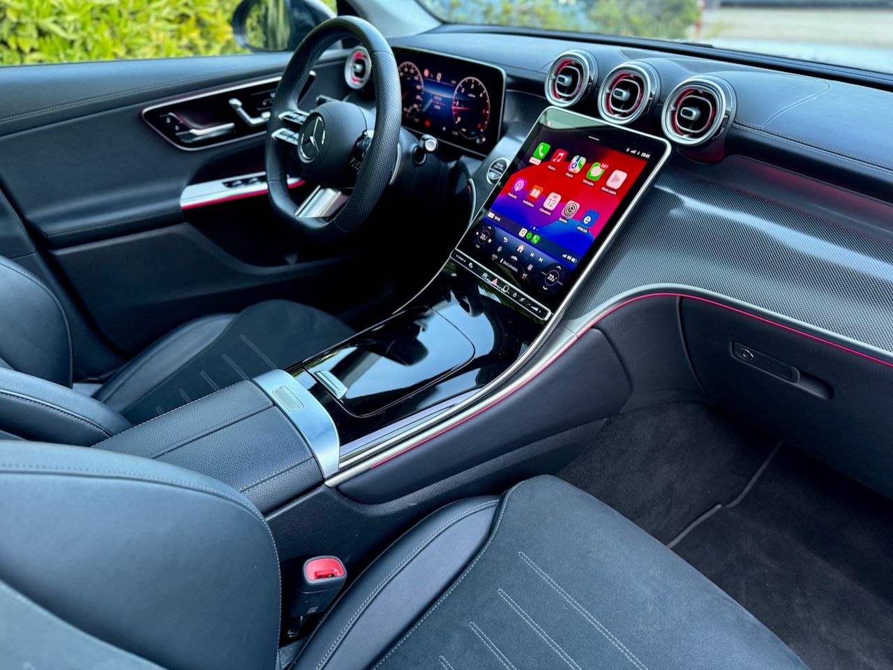 Mercedes Clase GLC 220d 9G  4 matic AMG LINE TECHO PANORAMICO - Foto 19