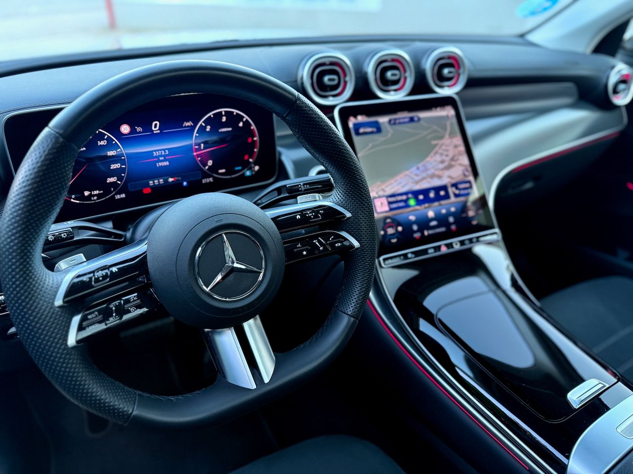 Mercedes Clase GLC 220d 9G  4 matic AMG LINE TECHO PANORAMICO - Foto 30