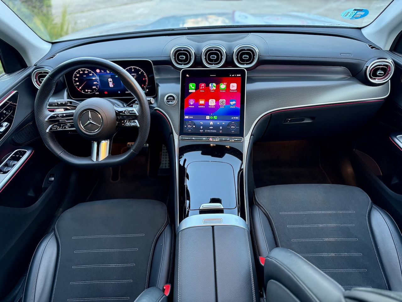 Mercedes Clase GLC 220d 9G  4 matic AMG LINE TECHO PANORAMICO - Foto 28