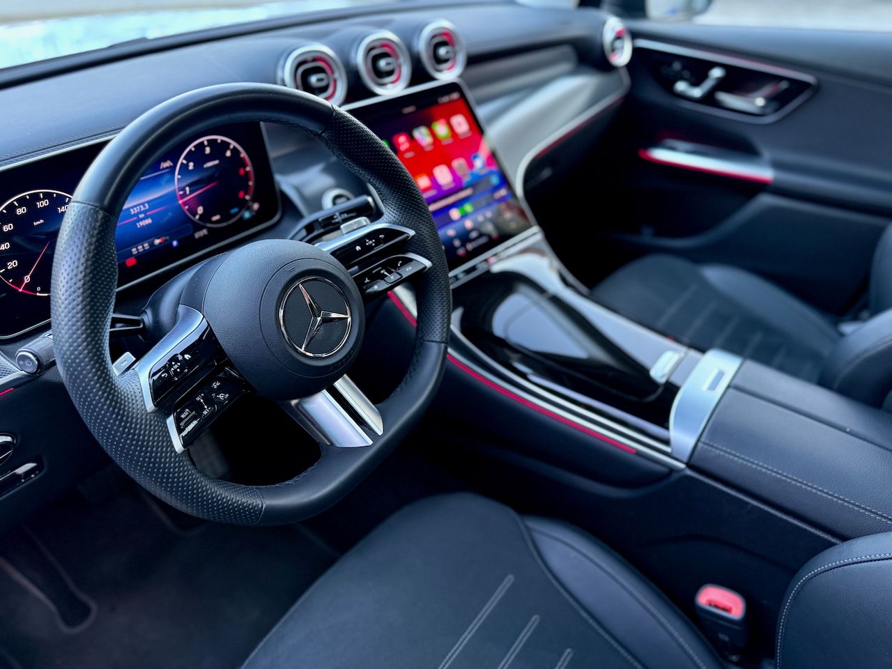 Mercedes Clase GLC 220d 9G  4 matic AMG LINE TECHO PANORAMICO - Foto 31