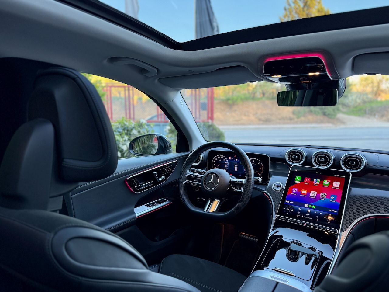 Mercedes Clase GLC 220d 9G  4 matic AMG LINE TECHO PANORAMICO - Foto 21